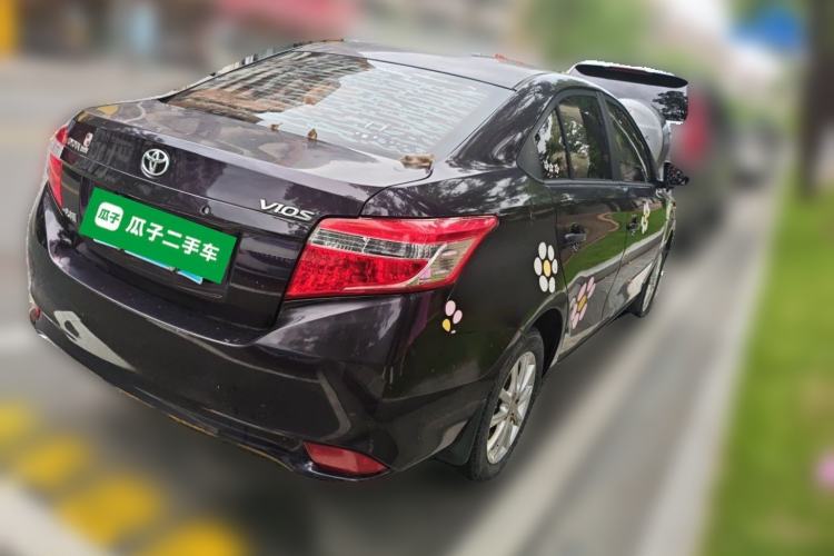 Used Toyota Vios 2014 1.5L Automatic ZhiZhen Edition Rear Right 45 Deg