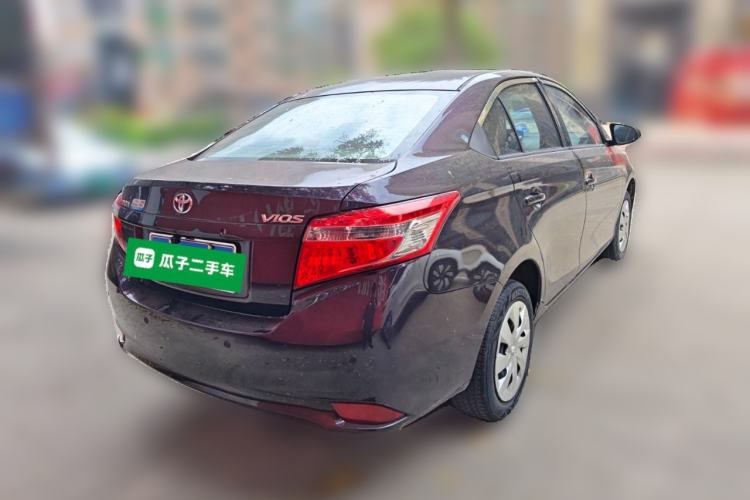 Used Toyota Vios 2014 1.5L Automatic ZhiZhen Edition Rear Right 45 Deg