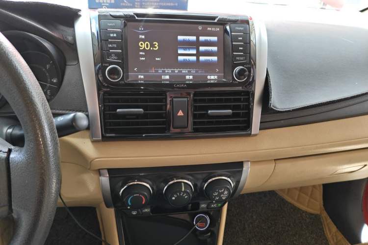 Used Toyota Vios 2014 1.5L Automatic ZhiZhen Edition Audio And AC Panel