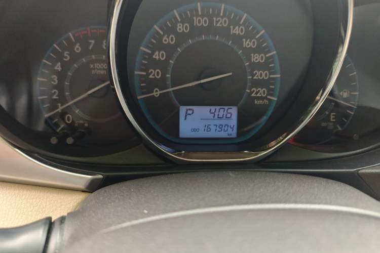 Used Toyota Vios 2014 1.5L Automatic ZhiZun Edition Odometer Close Up