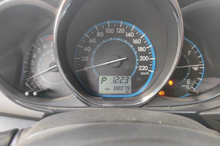 Used Toyota Vios 2014 1.5L Automatic ZhiZhen Edition Odometer Close Up