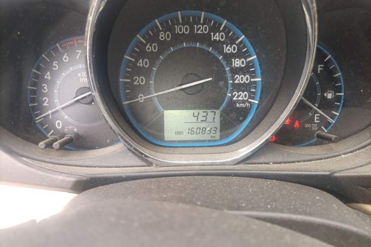 Used Toyota Vios 2014 1.3L Manual Xiang Edition Odometer Close Up
