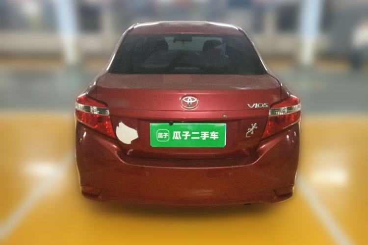 Used Toyota Vios 2014 1.3L Automatic Standard Edition Rear