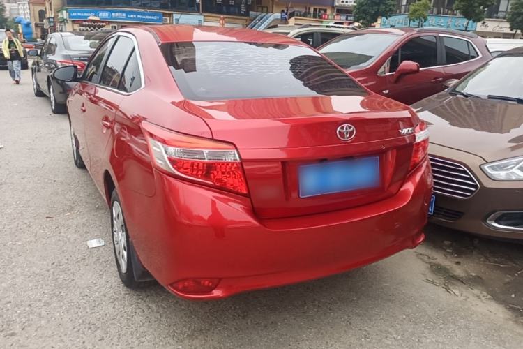 Used Toyota Vios 2014 1.5L Automatic ZhiZhen Edition Rear Left 45 Deg