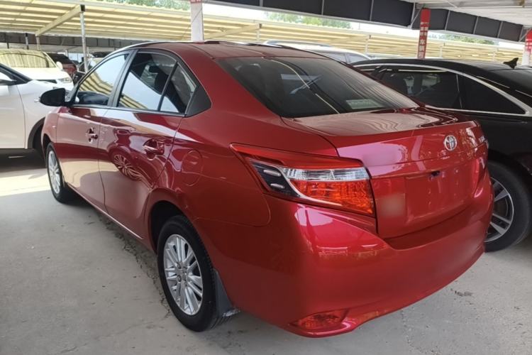 Used Toyota Vios 2014 1.3L Automatic Standard Edition Rear Left 45 Deg