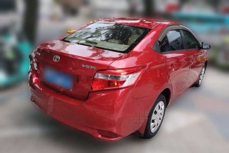Used Toyota Vios 2014 1.5L Automatic ZhiZhen Edition Rear Right 45 Deg