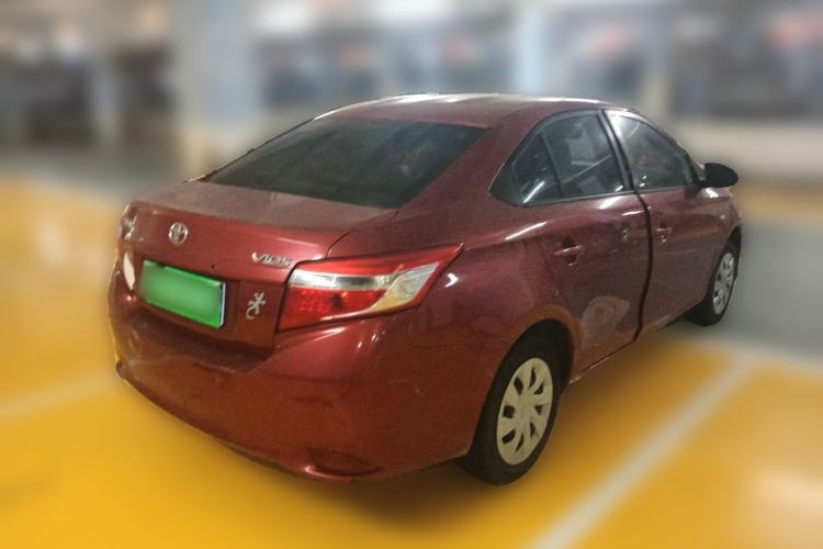 Used Toyota Vios 2014 1.3L Automatic Standard Edition Rear Right 45 Deg
