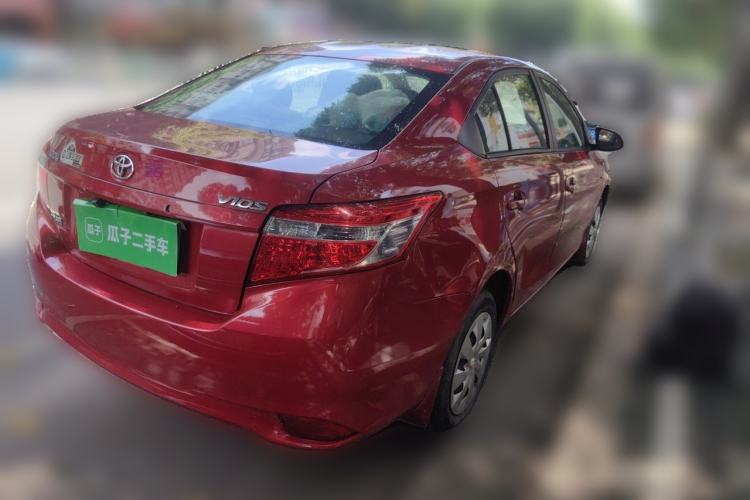 Used Toyota Vios 2014 1.5L Automatic ZhiZhen Edition Rear Right 45 Deg