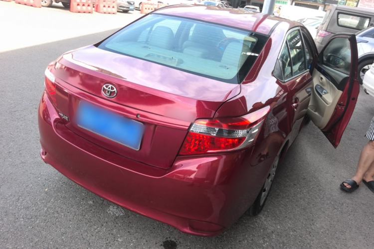 Used Toyota Vios 2014 1.5L Automatic ZhiZhen Edition Rear Right 45 Deg