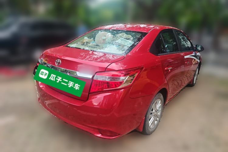 Used Toyota Vios 2014 1.5L Automatic ZhiShang Edition Rear Right 45 Deg