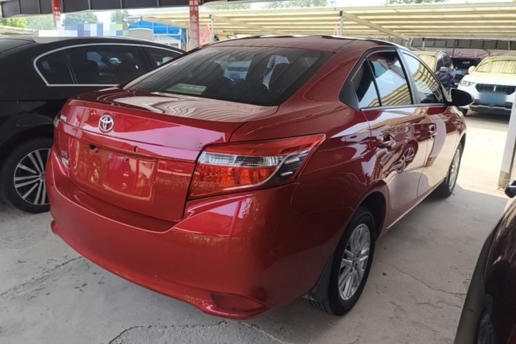 Used Toyota Vios 2014 1.3L Automatic Standard Edition Rear Right 45 Deg
