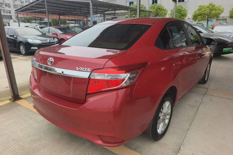 Used Toyota Vios 2014 1.5L Automatic ZhiZhen Edition Rear Right 45 Deg