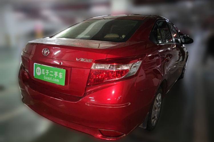 Used Toyota Vios 2014 1.5L Automatic ZhiZhen Edition Rear Right 45 Deg