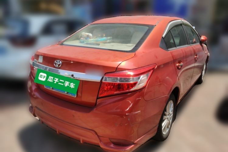 Used Toyota Vios 2014 1.5L Automatic ZhiShang Edition Rear Right 45 Deg