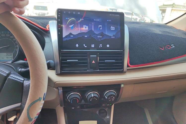 Used Toyota Vios 2014 1.5L Manual ZhiShang Edition Audio And AC Panel