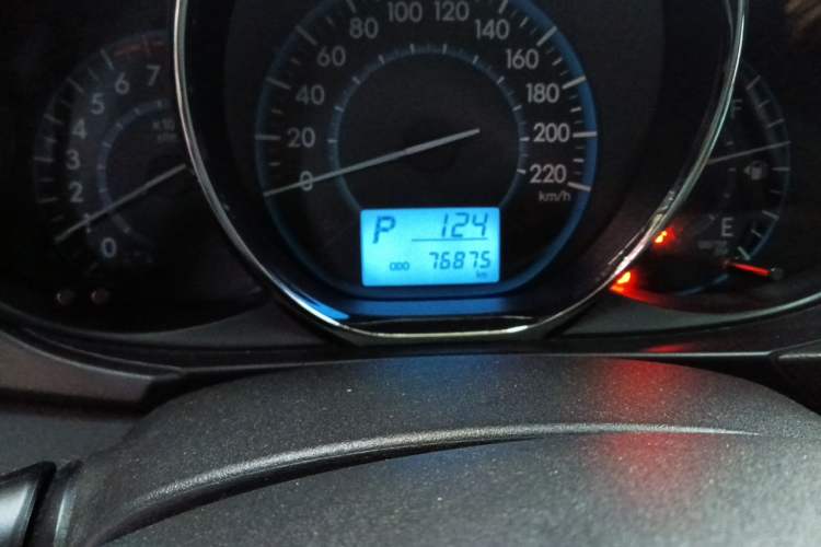 Used Toyota Vios 2014 1.5L Automatic ZhiZhen Edition Odometer Close Up