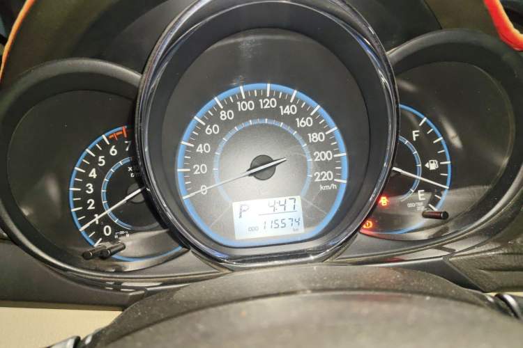 Used Toyota Vios 2014 1.5L Automatic ZhiZhen Edition Odometer Close Up