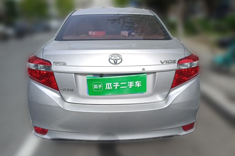 Used Toyota Vios 2014 1.3L Automatic Standard Edition Rear