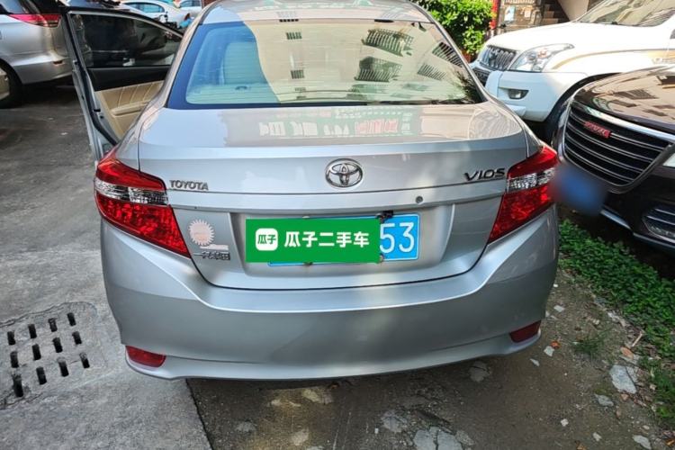 Used Toyota Vios 2014 1.5L Automatic ZhiZhen Edition Rear