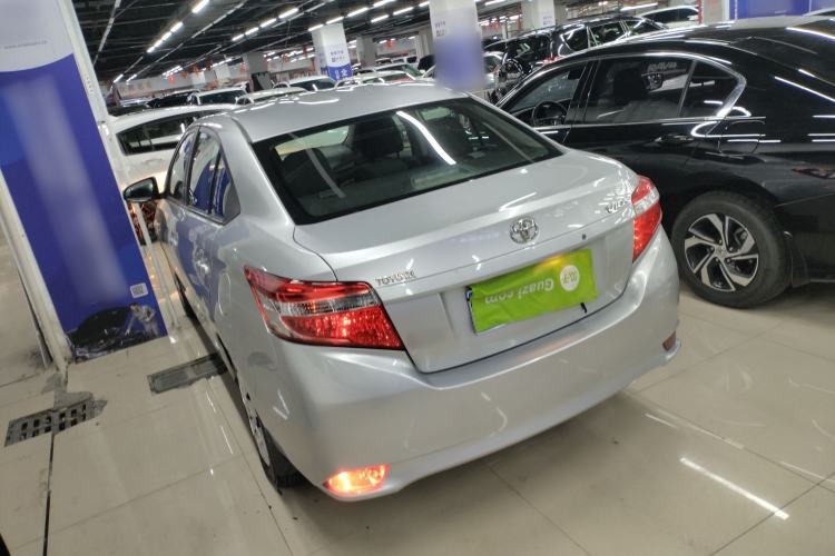 Used Toyota Vios 2014 1.3L Automatic Standard Edition Rear Left 45 Deg