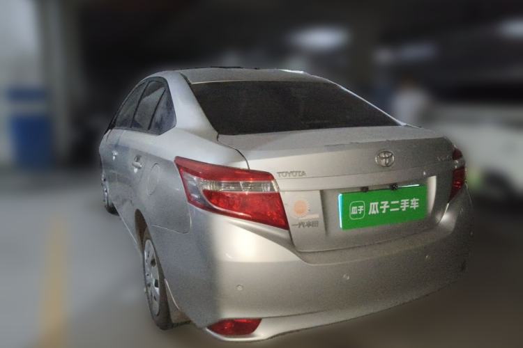 Used Toyota Vios 2014 1.3L Automatic Standard Edition Rear Left 45 Deg