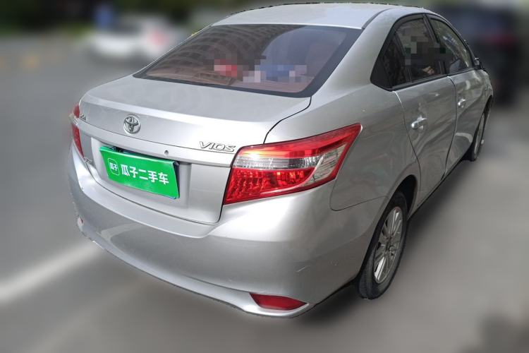 Used Toyota Vios 2014 1.3L Automatic Standard Edition Rear Right 45 Deg