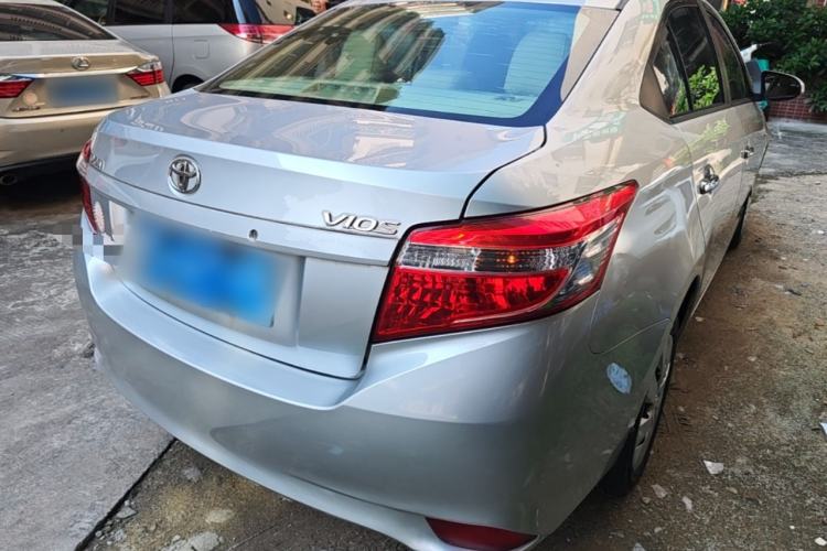 Used Toyota Vios 2014 1.5L Automatic ZhiZhen Edition Rear Right 45 Deg