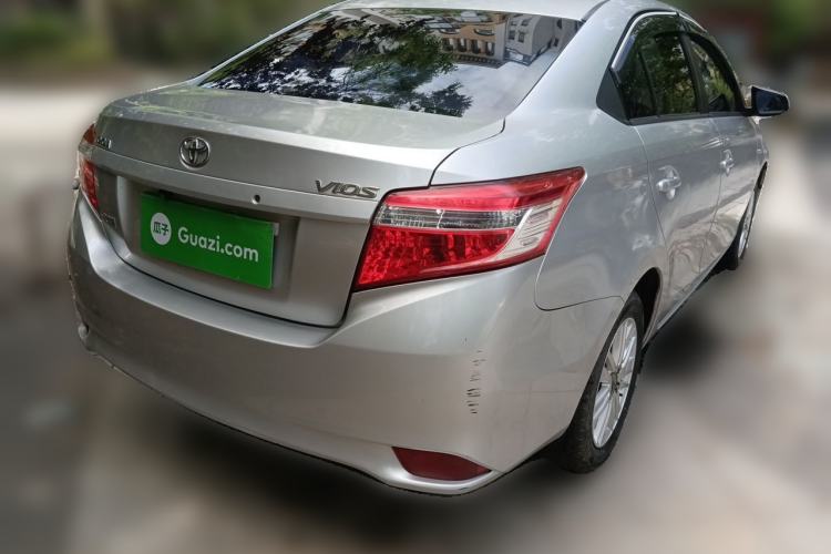 Used Toyota Vios 2014 1.3L Automatic Standard Edition Rear Right 45 Deg