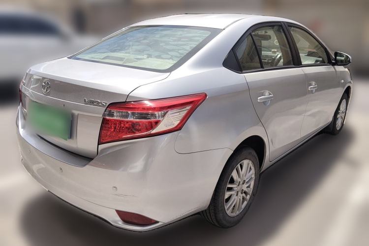 Used Toyota Vios 2014 1.3L Automatic Standard Edition Rear Right 45 Deg