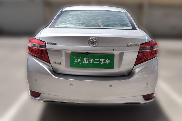 Used Toyota Vios 2014 1.3L Automatic Standard Edition Rear
