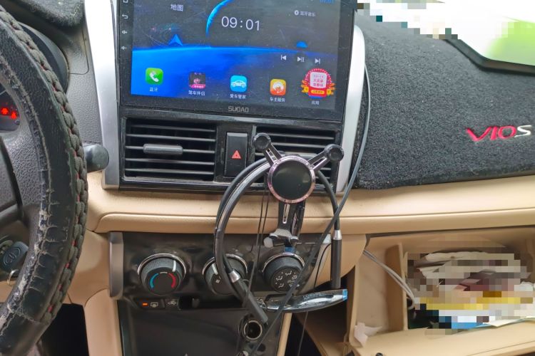 Used Toyota Vios 2014 1.3L Manual Value Edition Audio And AC Panel