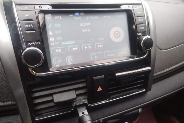Used Toyota Vios 2014 1.5L Automatic ZhiZhen Edition Audio And AC Panel