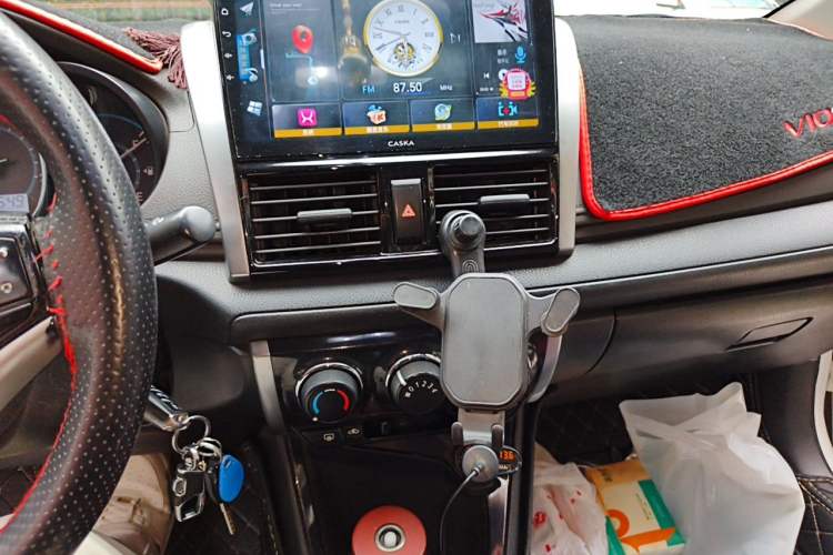 Used Toyota Vios 2014 1.5L Manual ZhiZhen Edition Audio And AC Panel