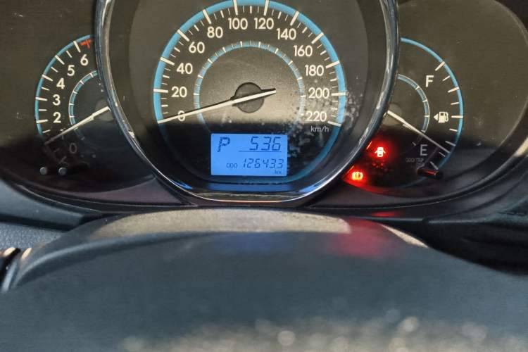 Used Toyota Vios 2014 1.5L Automatic ZhiZhen Edition Odometer Close Up