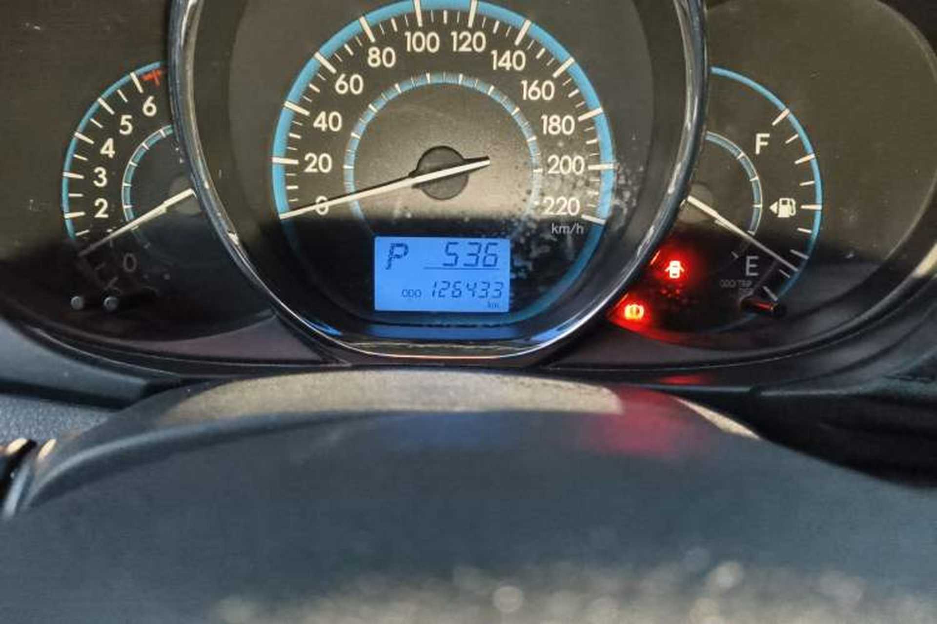 Used Toyota Vios 2014 1.5L Automatic ZhiZhen Edition Odometer Close Up
