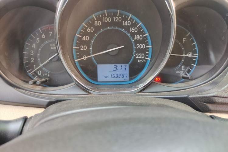 Used Toyota Vios 2014 1.3L Manual Value Edition Odometer Close Up