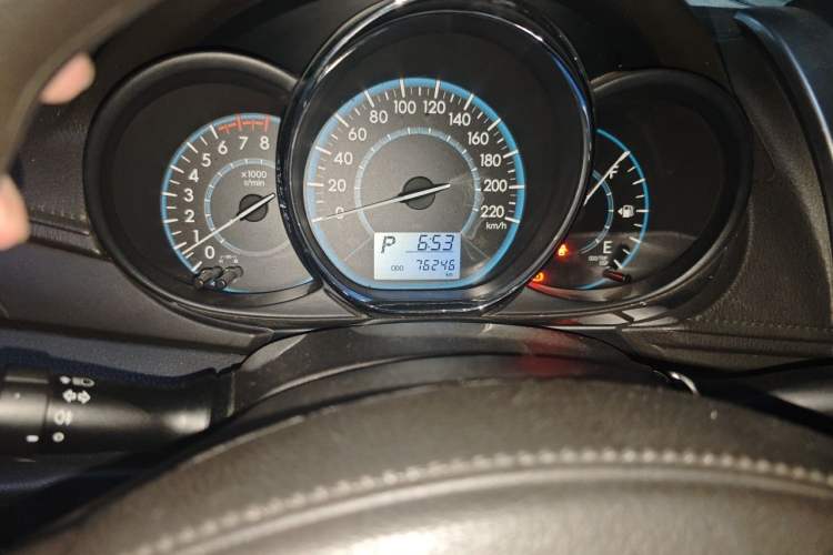 Used Toyota Vios 2014 1.5L Automatic ZhiZhen Edition Odometer Close Up