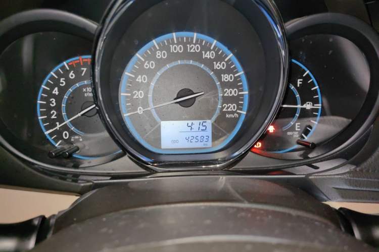 Used Toyota Vios 2014 1.5L Manual ZhiZhen Edition Odometer Close Up