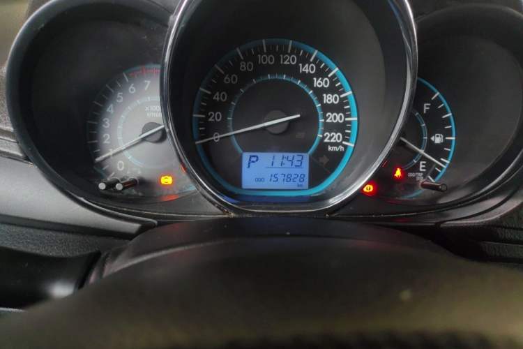 Used Toyota Vios 2014 1.5L Automatic ZhiZhen Edition Odometer Close Up