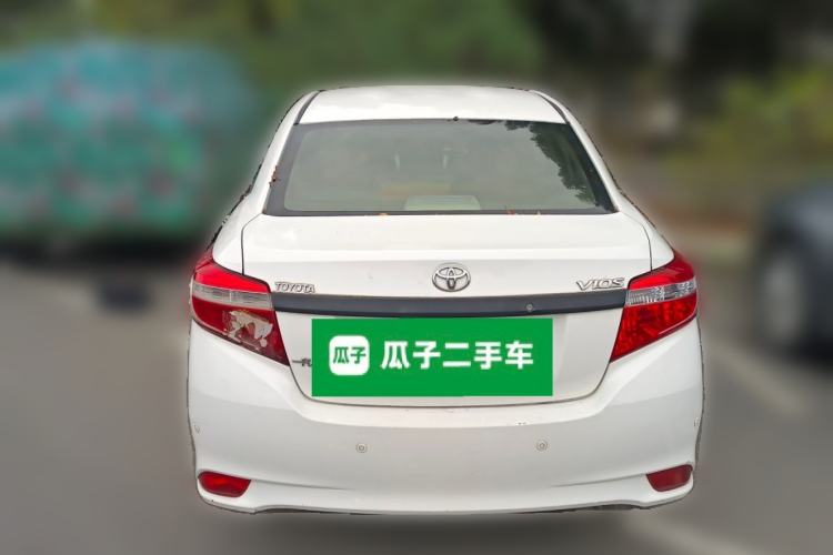Used Toyota Vios 2014 1.3L Manual Value Edition Rear