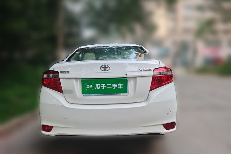 Used Toyota Vios 2014 1.3L Manual Value Edition Rear