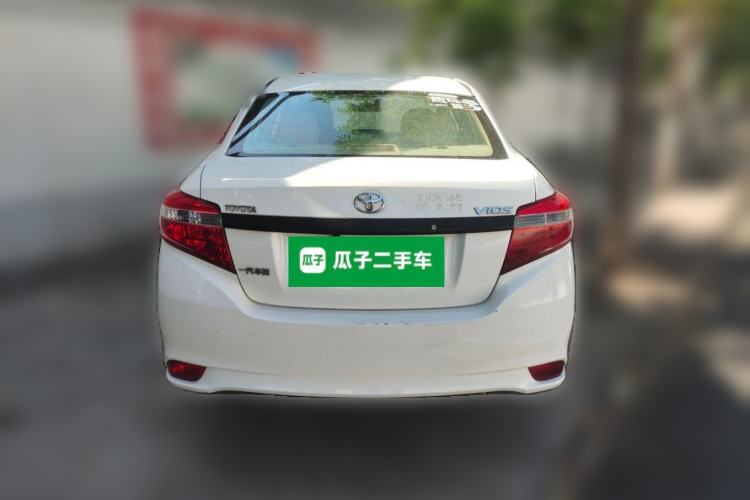 Used Toyota Vios 2014 1.3L Manual Value Edition Rear