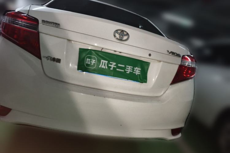 Used Toyota Vios 2014 1.3L Automatic Standard Edition Rear