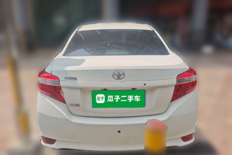 Used Toyota Vios 2014 1.3L Automatic Standard Edition Rear
