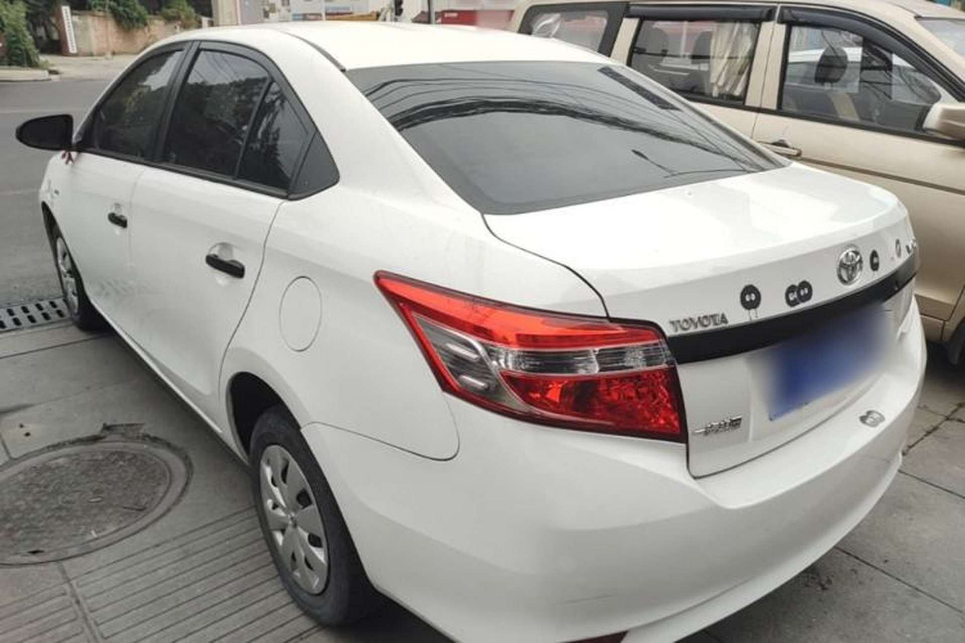 Used Toyota Vios 2014 1.3L Manual Value Edition Rear Left 45 Deg