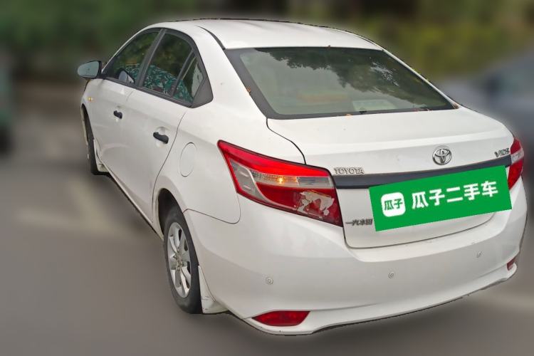 Used Toyota Vios 2014 1.3L Manual Value Edition Rear Left 45 Deg