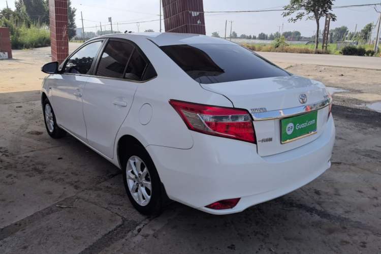 Used Toyota Vios 2014 1.5L Automatic ZhiZhen Edition Rear Left 45 Deg