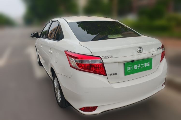 Used Toyota Vios 2014 1.3L Automatic Standard Edition Rear Left 45 Deg