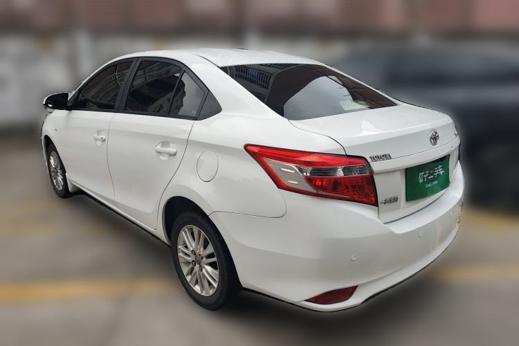 Used Toyota Vios 2014 1.3L Automatic Standard Edition Rear Left 45 Deg
