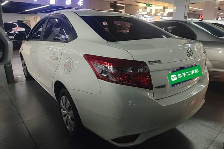 Used Toyota Vios 2014 1.5L Automatic ZhiZhen Edition Rear Left 45 Deg